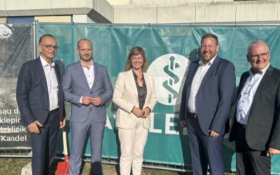 Spatenstich beim Kandler Krankenhaus