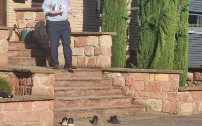 Flyer verteilen in Erlenbach